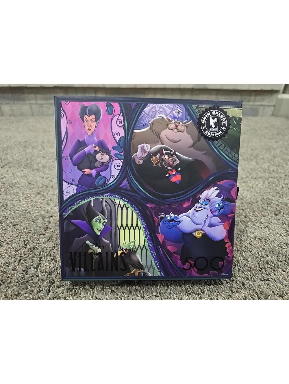 Ceaco Black Edition Villains 500 Pc Puzzle NEW